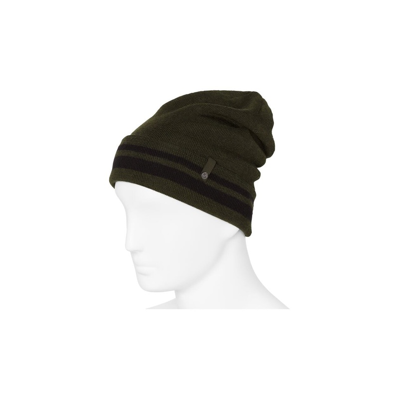 BMW Merino Wool Twin Stripes Beanie Blue