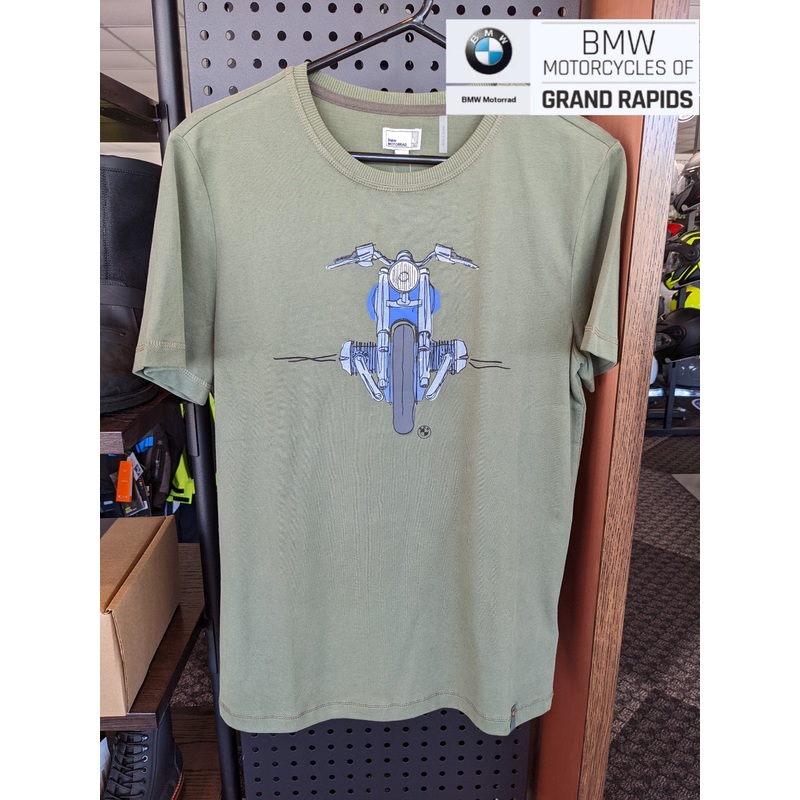 BMW MOTORRAD FLAT TWIN T-SHIRT GREEN NEW 2022 3XL