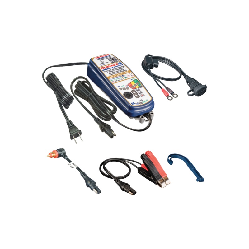 TecMate OptiMate 4 Dual Program Battery Charger for BMW CAN-bus