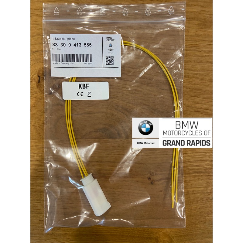 BMW 3-PIN ACCESSORY HARNESS GPS WIRE ZUMO NAVIGATOR TOM TOM
