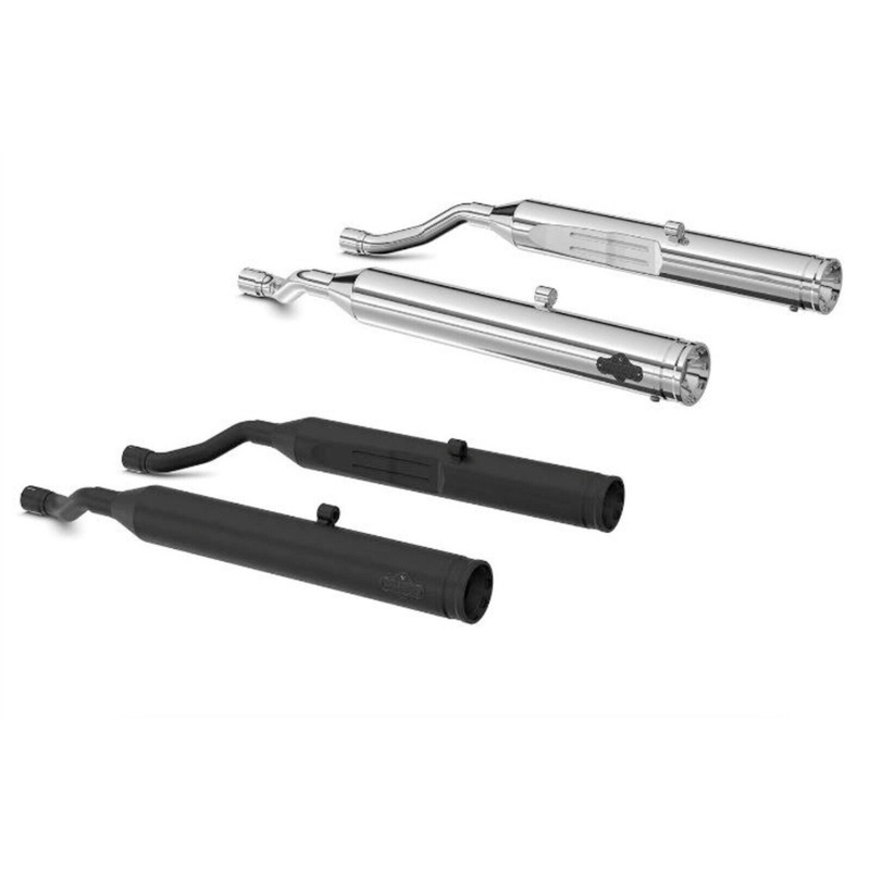 BMW R18 BAGGER AND R18TC ROUND VANCE AND HINES MUFFLERS CHROME