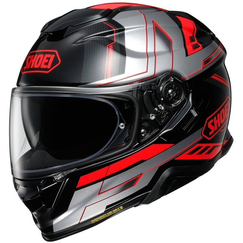 SHOEI GT-AIR II FULL FACE TOURING MOTORCYCLE HELMET – GRAPHICS XS Redux TC-2 (Black)