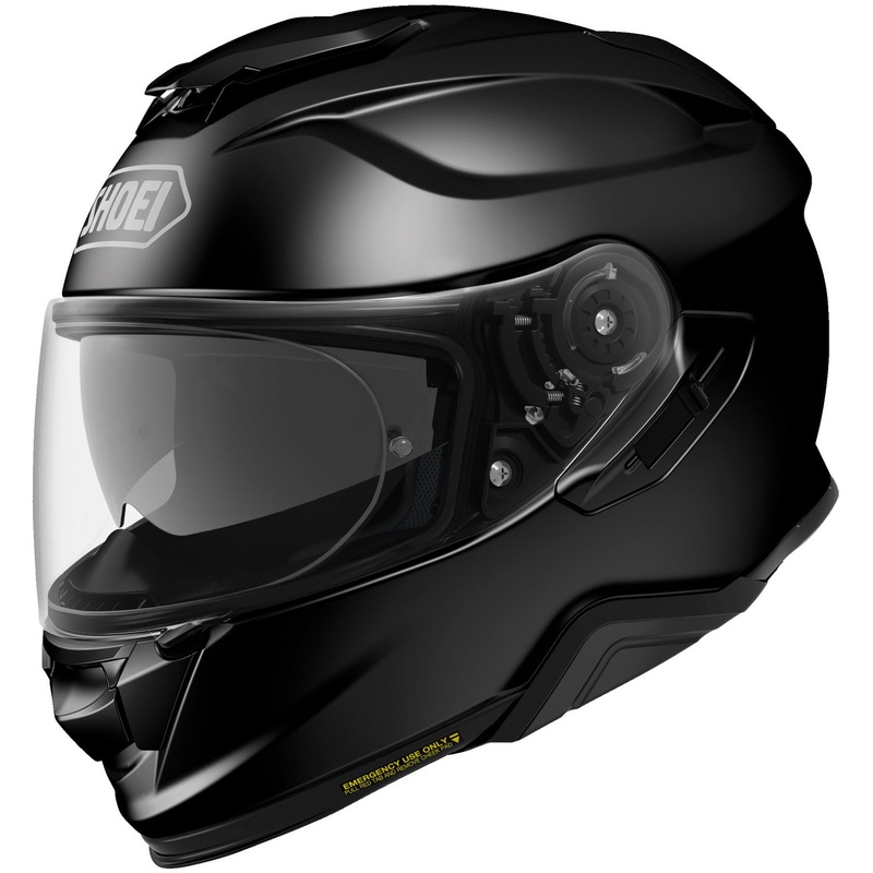 SHOEI GT-AIR II FULL FACE TOURING MOTORCYCLE HELMET – SOLIDS XS Gloss Black
