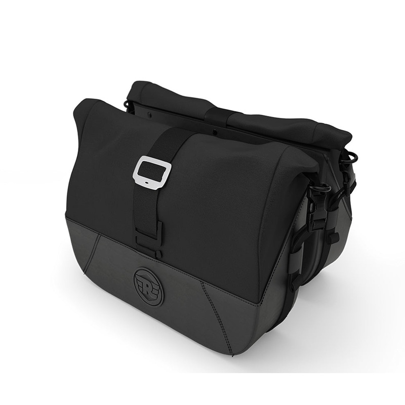 Black SOFT PANNIERS for Royal Enfield Continental GT Interceptor