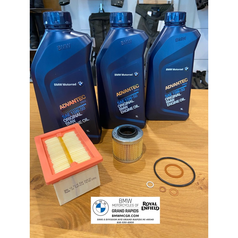 BMW OIL CHANGE KIT WITH AIR FILTER F650GS G650GS Single Cylinder 2000-2016