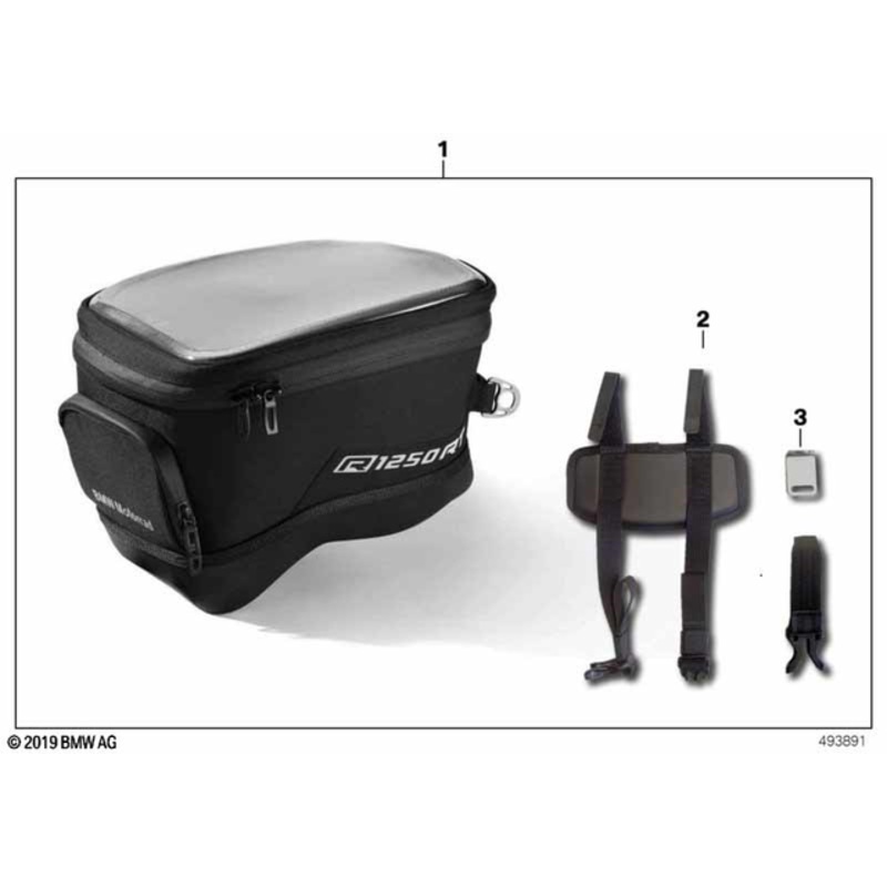 BMW Tank Bag 77452465325 R1250RT 2019-2023