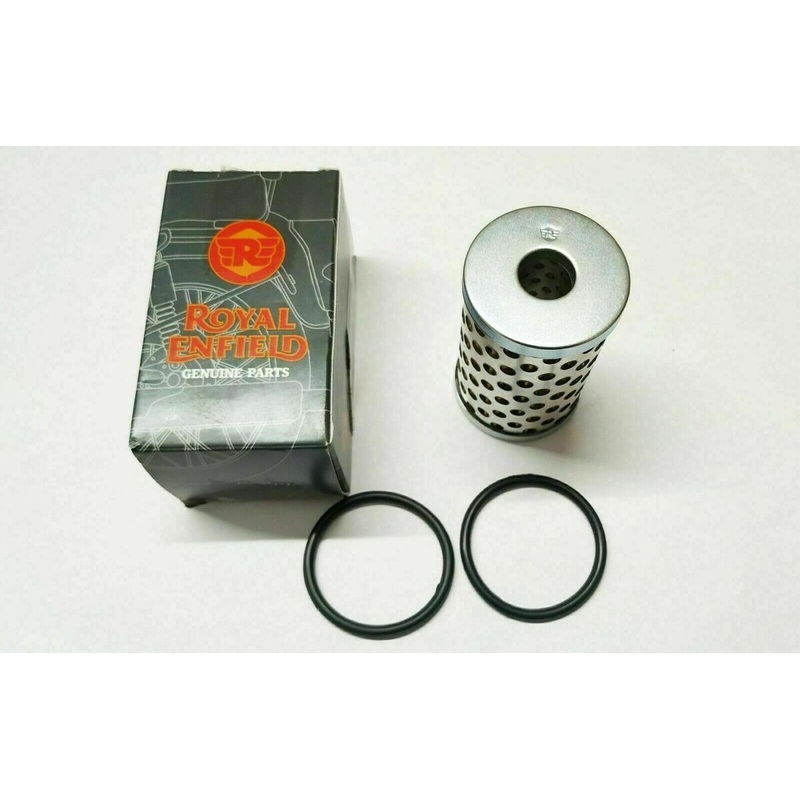 Royal Enfield Oil Filter with O-Ring KIT for 500 Bullet & 350 Classic