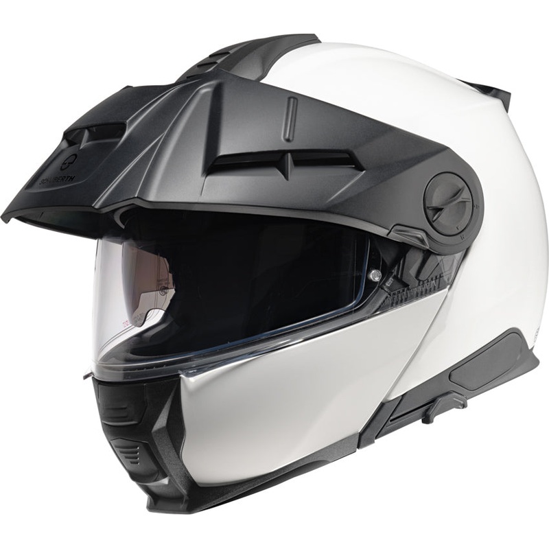Schuberth E2 Modular Adventure Motorcycle Helmet – Solid Colors 53 (XS) Matte Black