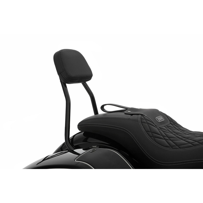 WUNDERLICH BLACK PASSENGER BACKREST FOR R18 BAGGER 2022-2024