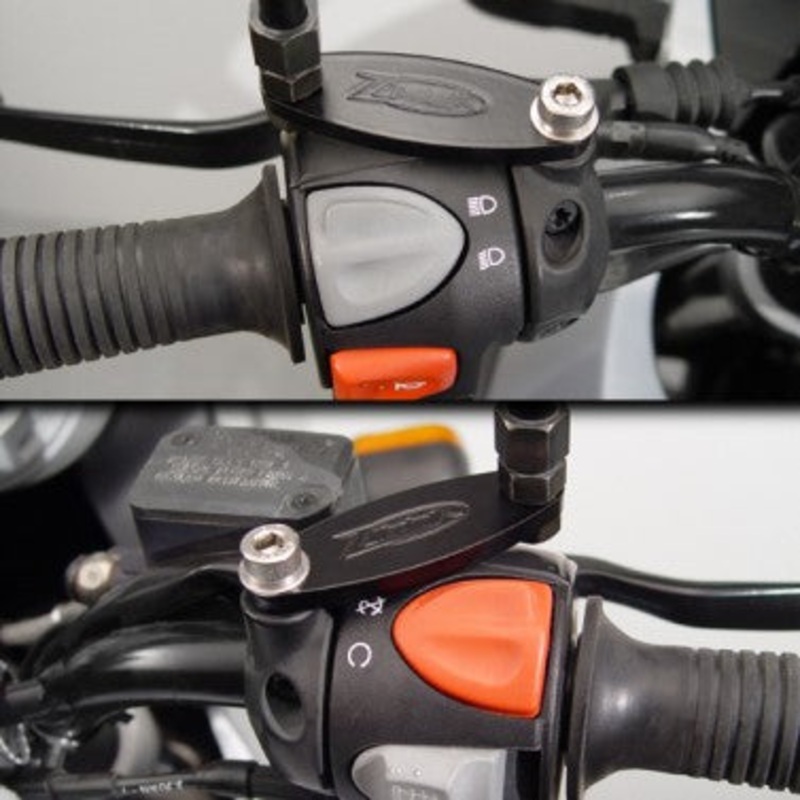 ZTechnik Mirror Extenders for BMW F650GS/Dakar/G650GS Single 2004-2011