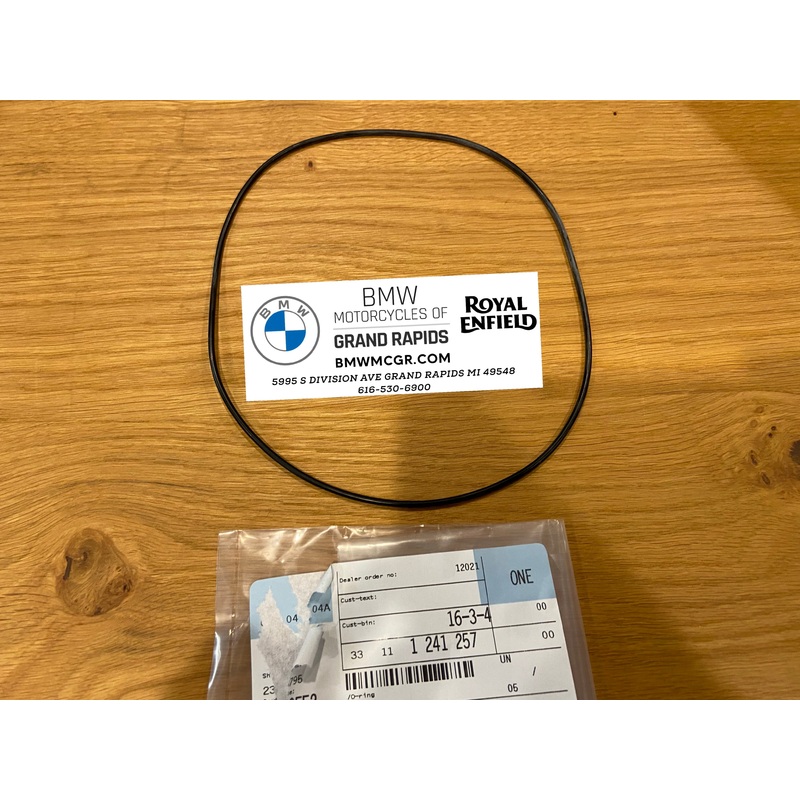 BMW Final Drive Cover O-Ring 33111241257 K Brick 1983-2009 R1100/1150 1994-2005