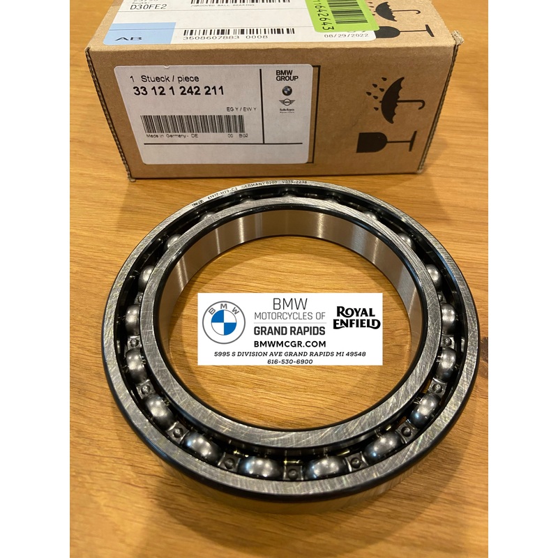 BMW Final Drive Crown Bearing 33121242211 K Brick 1983-2009 R1100/1150 1994-2005