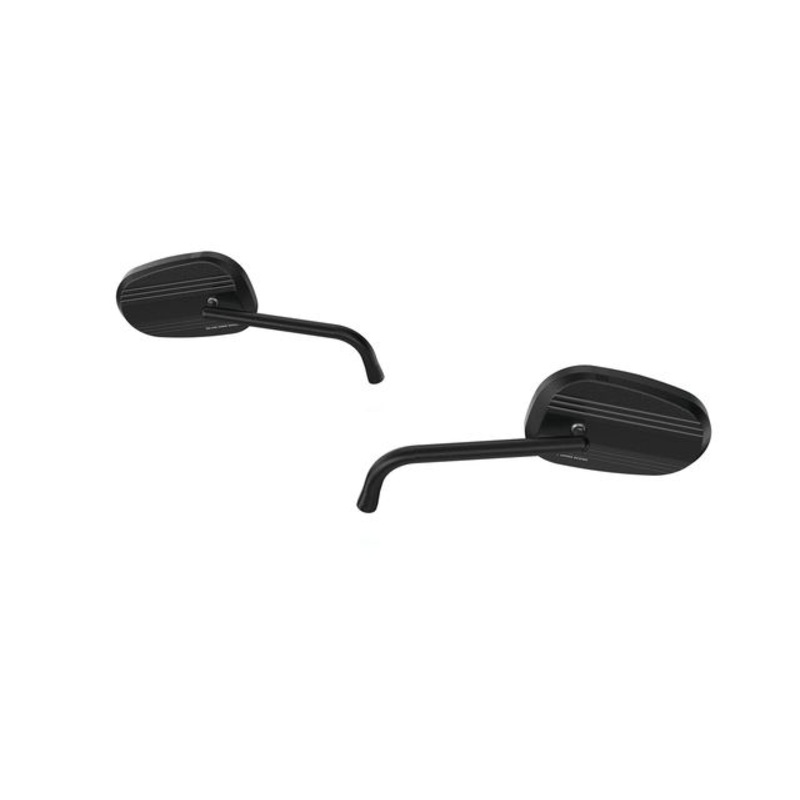 BMW R18 Machine Billet Mirror Kit 2021-2024 R18 Models Machined Two-Tone