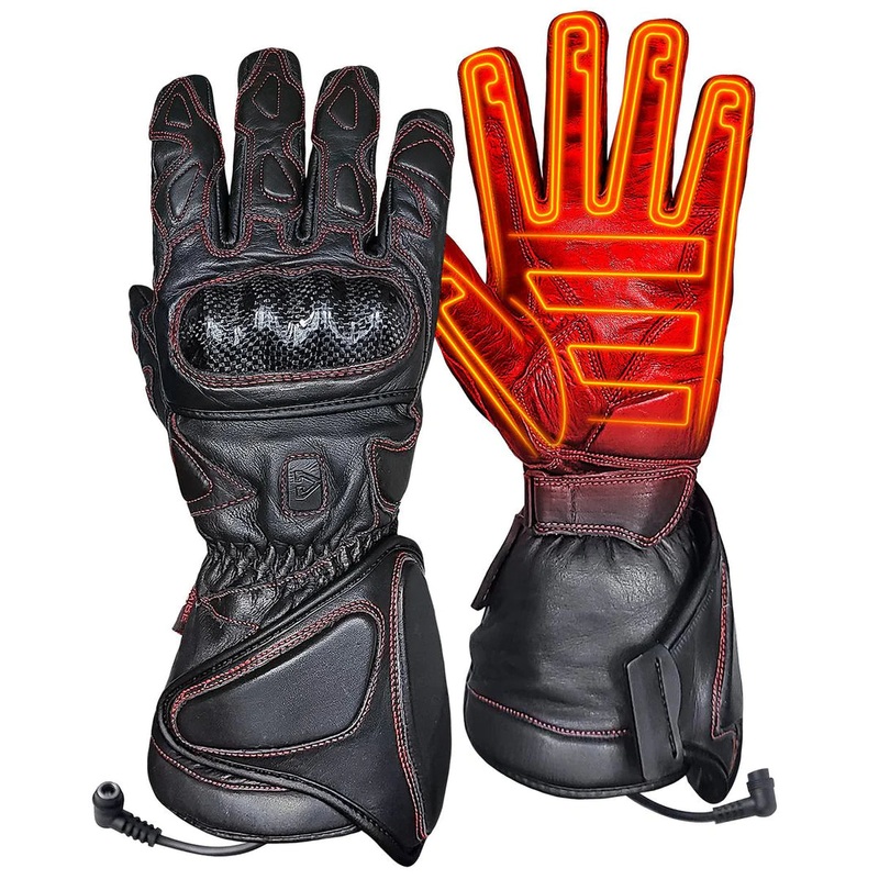 Gerbing 12V Extreme Hard Knuckle Heated Gloves- Motorcycle Snomobile ATV/UTV Small