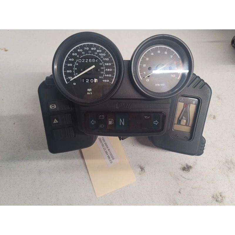 USED R1100GS Instrument Panel Speedometer Tachometer Gauge Cluster