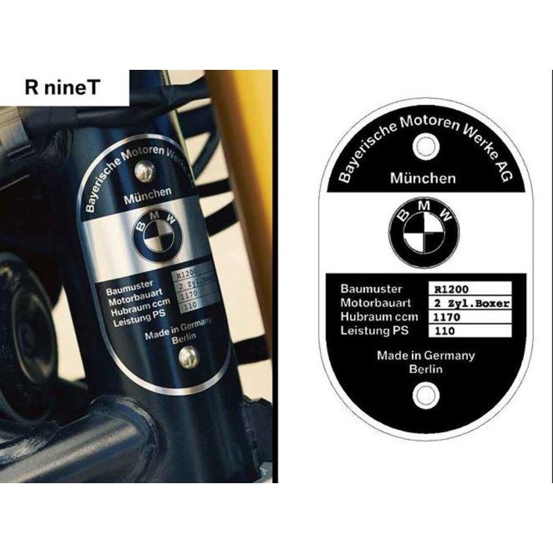 BMW Classic Emblem Kit R Nine T 2014-2023
