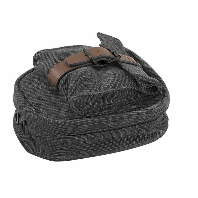 BMW Small Tank Bag R Nine T 2014-2023 Black / Grey Canvas Strap