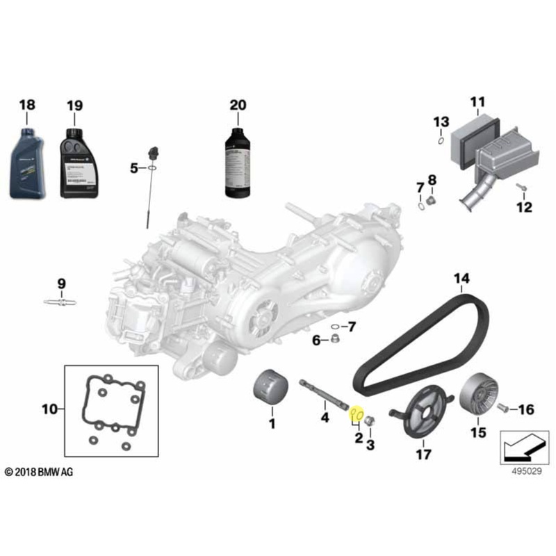 O-Ring Set for Engine Oil C400X