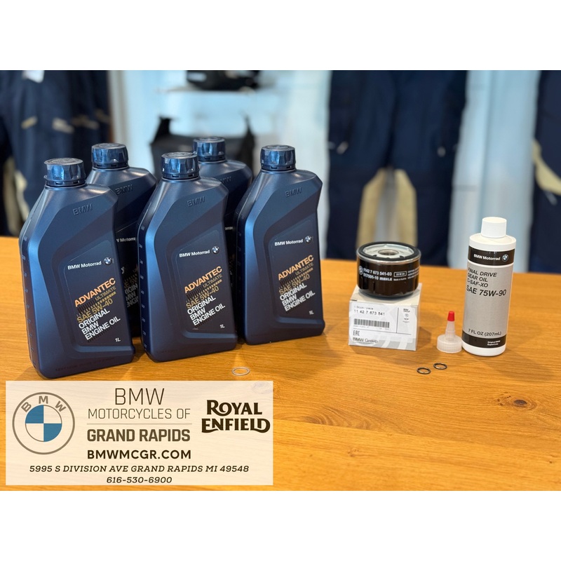 Oil & Final Drive Change (First Service) Kit for BMW K1600GT/GTL/B/Grand America 2012-2025