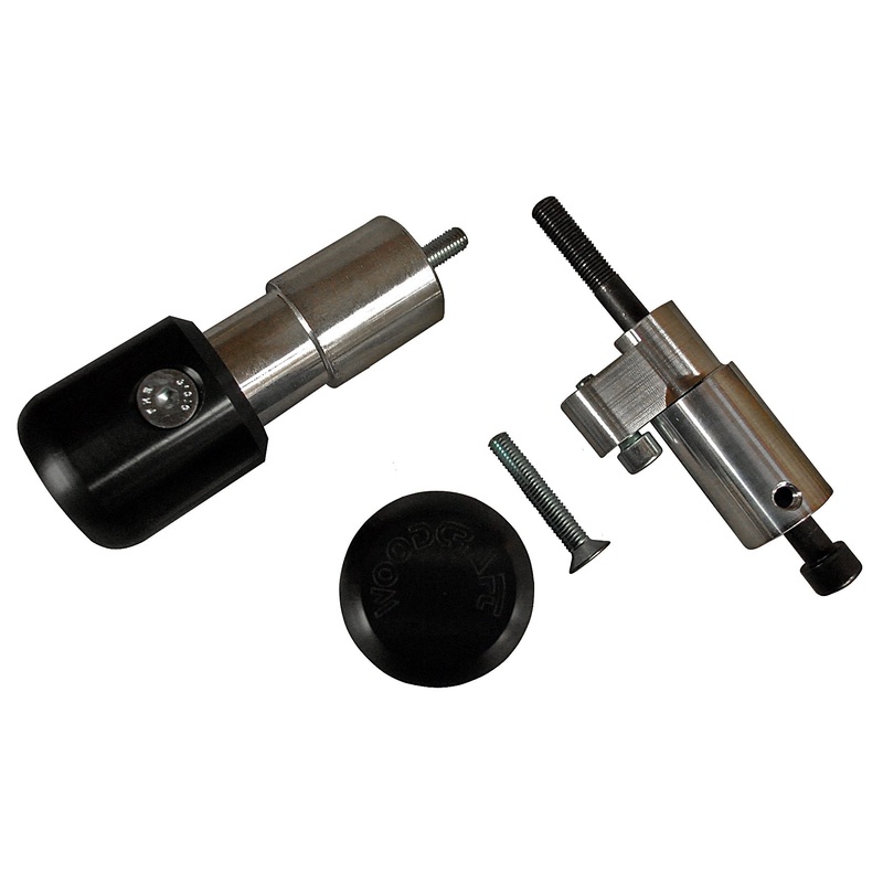 50-0129 2009-11 Kawasaki 650 Frame Slider Kit with pucks Standard Pucks