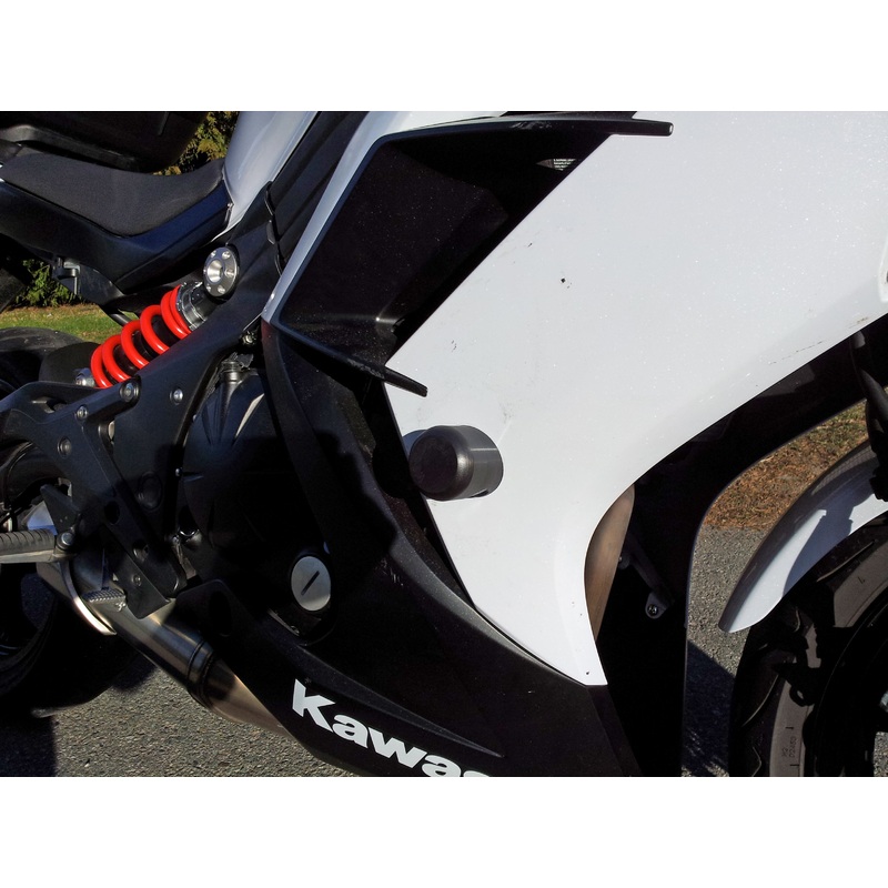 50-0132 2012-16 Kawasaki 650R Frame Slider Base Kit with pucks Standard Pucks