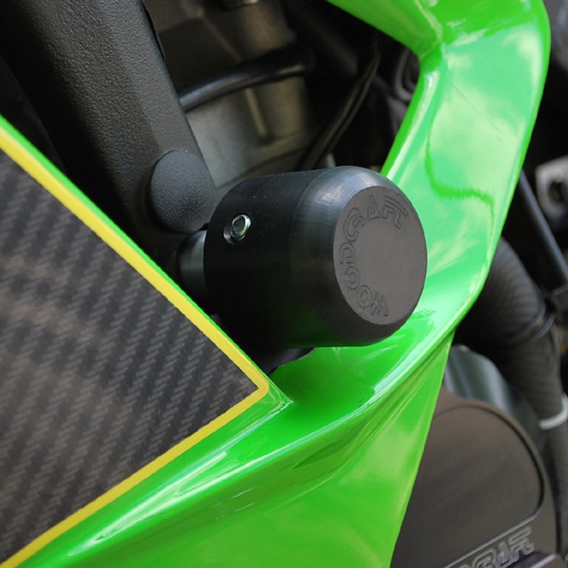 50-0150 2013-18 Kawasaki ZX636R Frame Slider Kit with pucks Standard Pucks