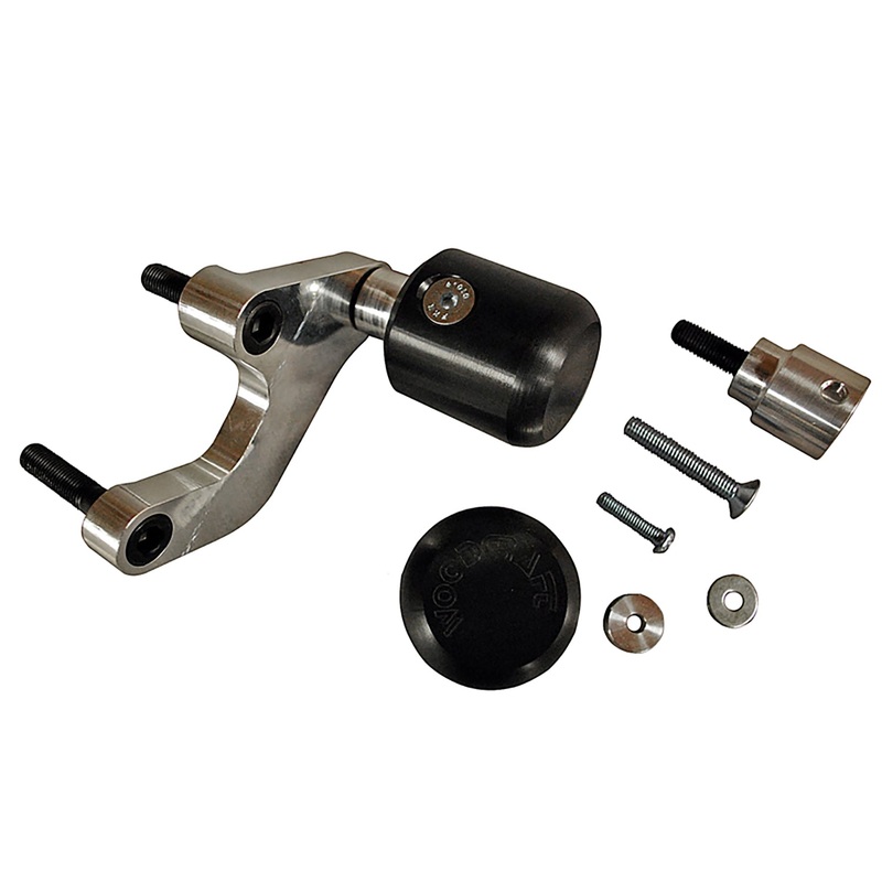 50-0165 2006-07 Kawasaki ZX10 Frame Slider Kit with pucks Standard Pucks