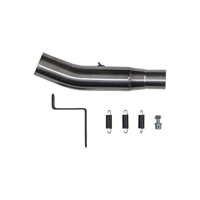 76-0135MA 2013-17 Kawasaki Ninja 300 Megaphone Slipon Adapter Elbow (122)