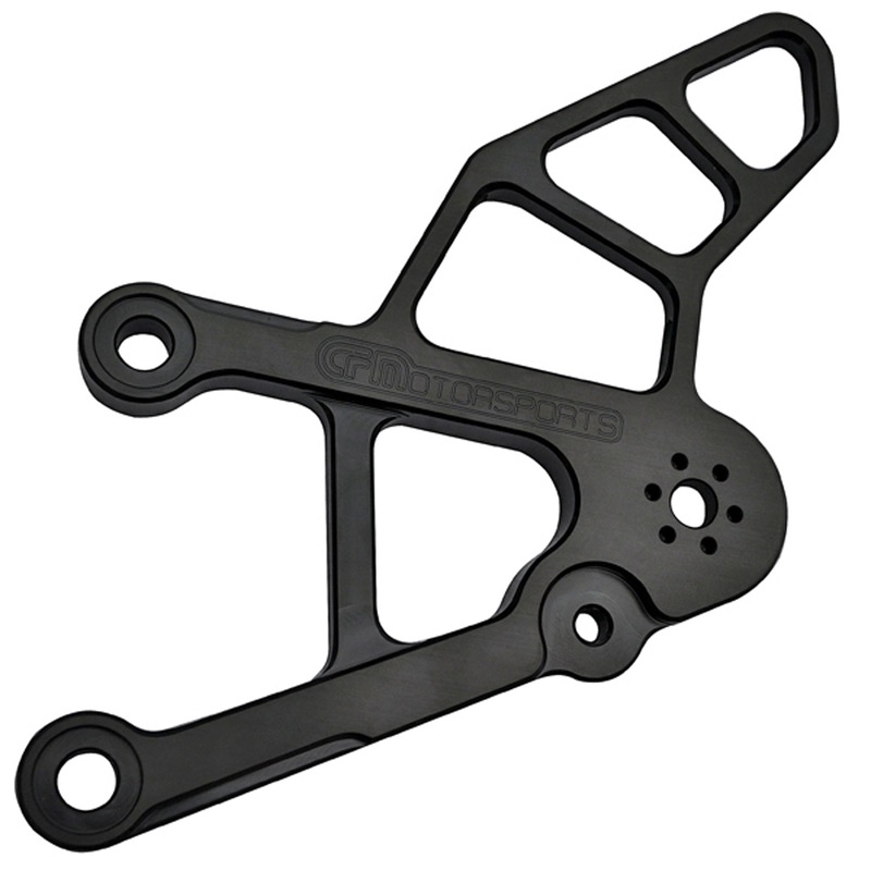 05-0149L Kawasaki ZX6R LHS Bracket, Eccentric Black