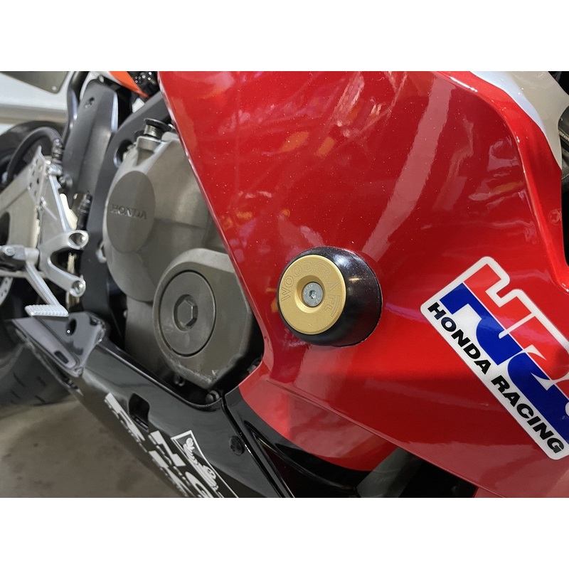 50-0335 2003-06 Honda CBR600RR Frame Slider Kit with pucks Standard Pucks