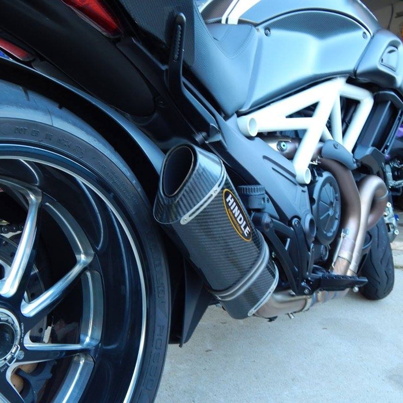 Hindle Evolution Slip-on System Ducati Diavel 2011-20 Carbon Evolution – Carbon Tip