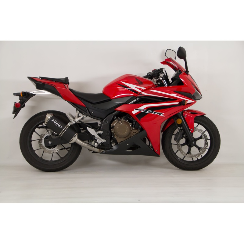 Hindle Evolution Slip-on System Honda CBR500R/F/X 2016-17 Carbon Evolution – Carbon Tip
