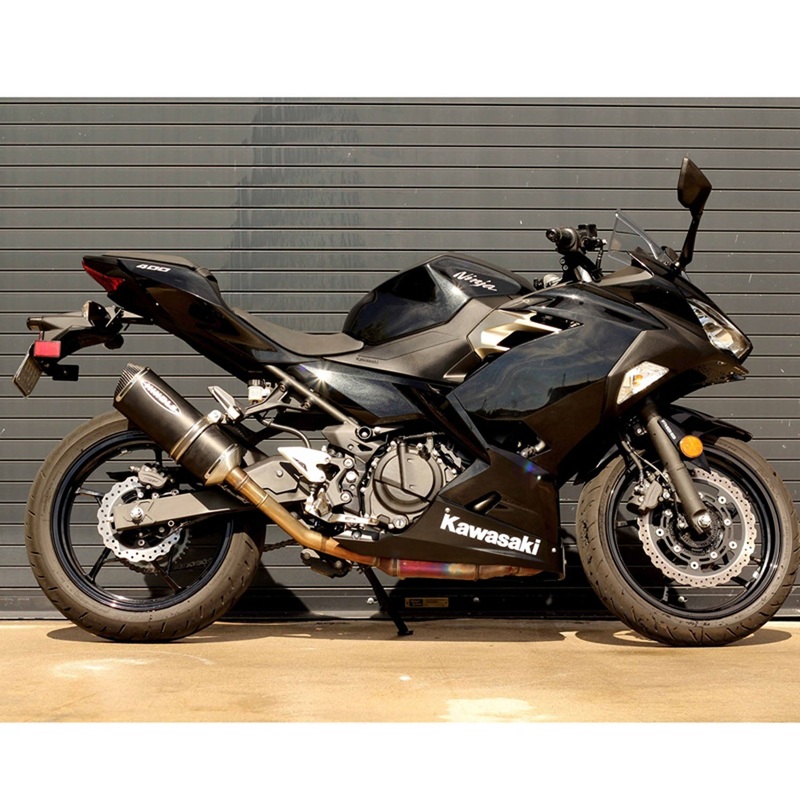 Hindle Evolution Slip-on System Kawasaki Ninja EX400 2018-22 Carbon Evolution – Carbon Tip