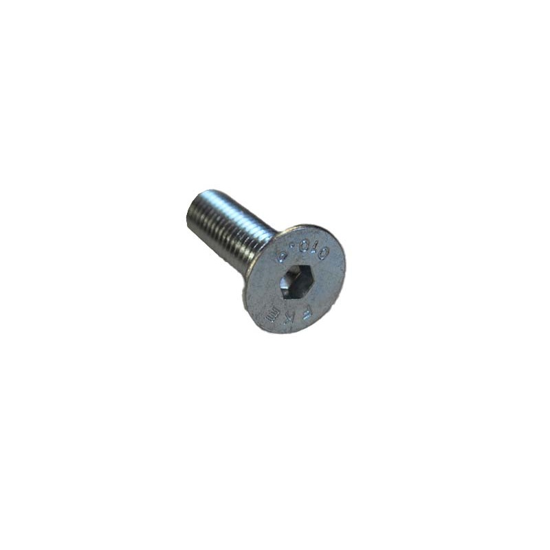 04-FH1025Z M10 x 1.25 x 25 Zinc Fine thread Flat Head Bolt