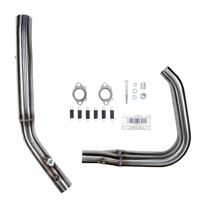 75-0144 Kawasaki Ninja 400 Header Front Section Evo/Megaphone (122)
