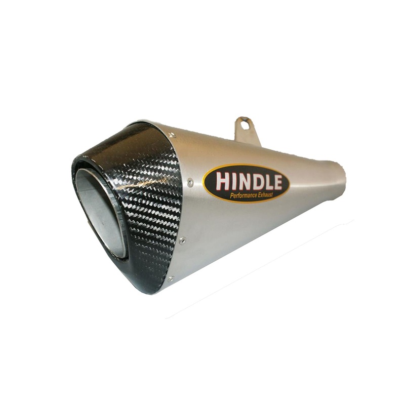 Hindle Evo Megaphone Kawasaki 2016-20 ZX10R 2016-20, Kawasaki ZX6R 2009-20 Stainless Steel Stainless Steel