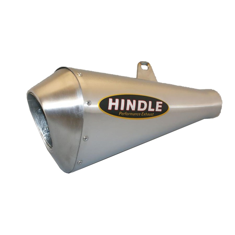Hindle Evo Megaphone Yamaha FZ07 2015-17, Yamaha MT07 2018-20, Yamaha XSR700 2018-20 Stainless Steel Stainless Steel