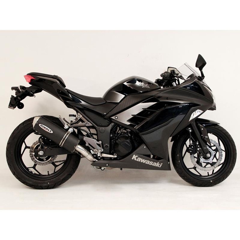 Hindle Evolution Full System Kawasaki Ninja 250 2008-12 Black Ceramic Evolution – SS Tip