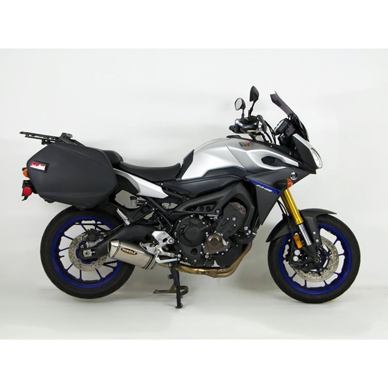 Hindle Evolution Full System Yamaha FJ09 2015-18 Black Ceramic Evolution – SS Tip