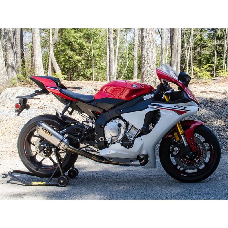 Hindle Evolution Full System Yamaha R1 2015-24 Black Ceramic Evolution – SS Tip
