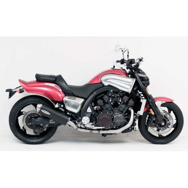 Hindle Evolution Full System Yamaha Vmax 2008-18 Black Ceramic Evolution – SS Tip