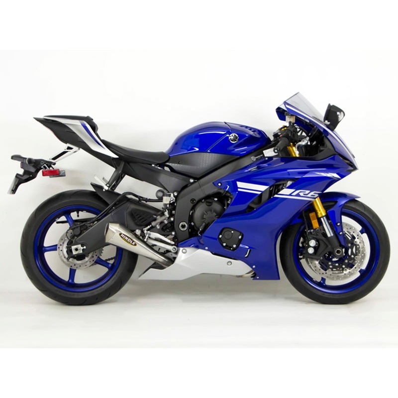 Hindle Evolution Megaphone Slip-on System Yamaha R6 2006-20 Stainless Steel Megaphone