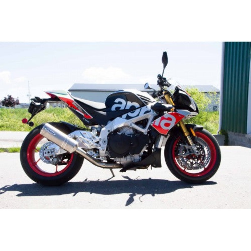 Hindle Evolution Slip-on System Aprilia V4 1100 Tuono 2016-20 Stainless Steel Evolution