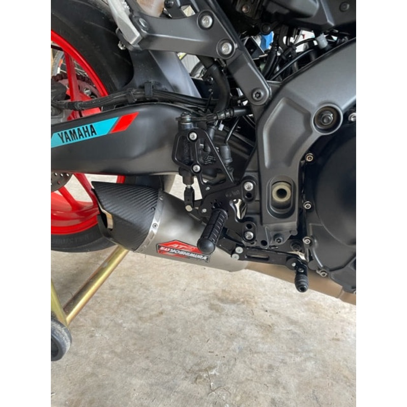 05-0419B Yamaha MT09 Rearset Kit, Complete W/Pedals STD Shift with Folding Toe Pieces