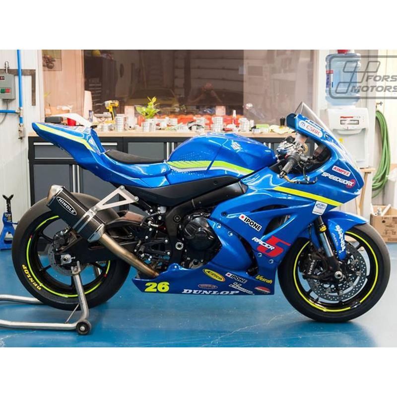 Hindle Evolution Full System Suzuki GSXR1000 2017-21 Titanium Evolution – Carbon Tip