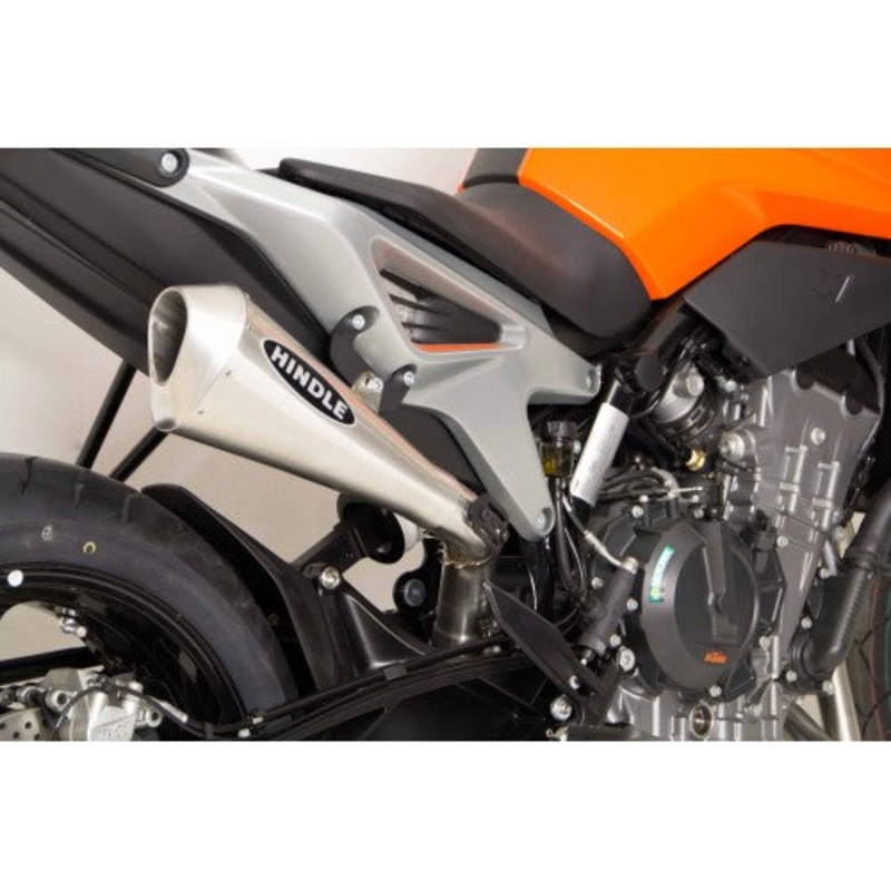 Hindle Evolution Megaphone Slip-on KTM Duke790 2018-20, Duke890 2020-22 Stainless Steel Megaphone