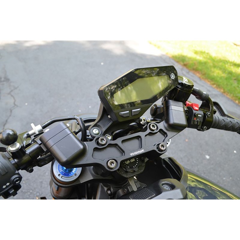 Yamaha FZ09 2014-17,XSR900 2016-21 Front Mount Eccentric Adjustable Adapter Plate