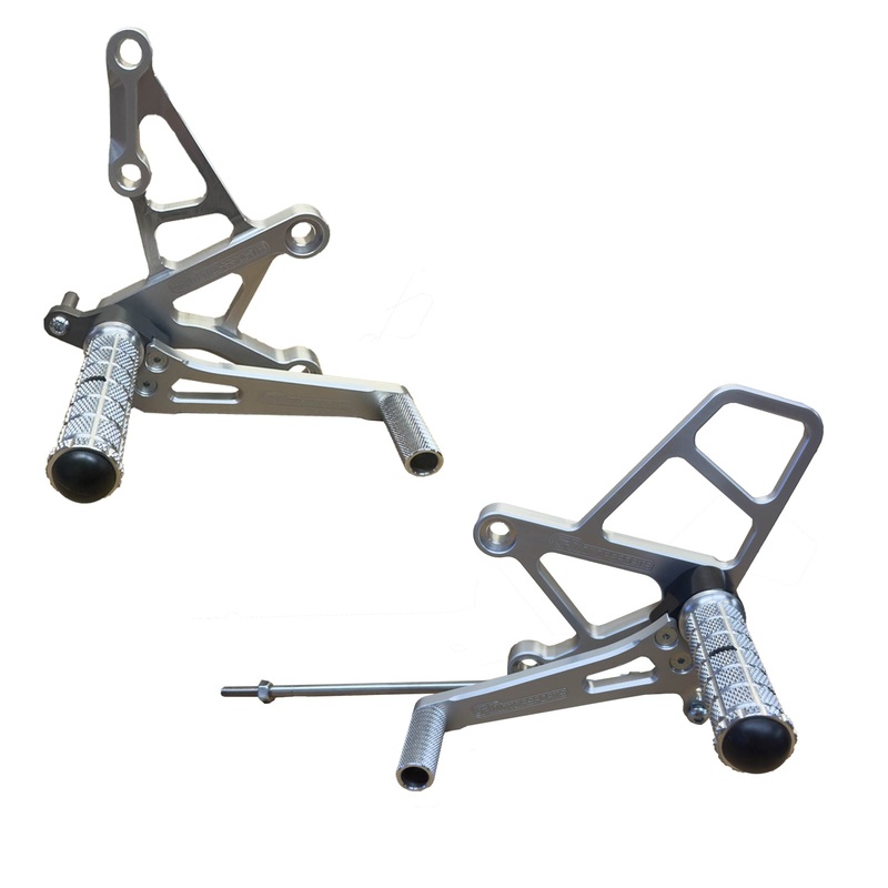 05-0100B Kawasaki ZX6/ZX7/ZX9 Rearset No Folding Toe Pieces