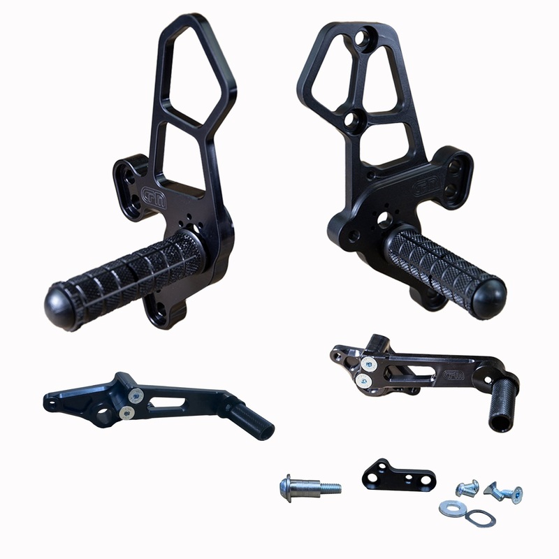05-0439B Yamaha MT09 Rearset Kit STD SHIFT No Folding Toe Pieces