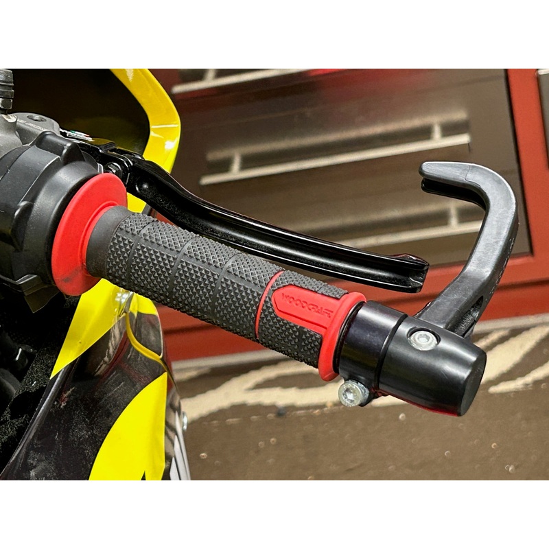 18-010x Woodcraft SB1 Motorcycle Grips Black/Gray